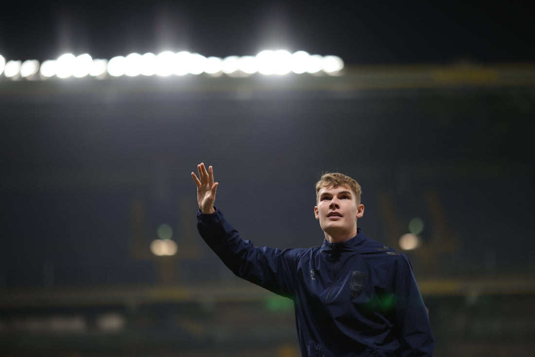 Mathias Jensen i Brøndby-trøjen